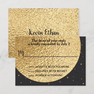 Bar or Bat Mitzvah RSVP Out of this World Card