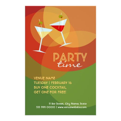 Bar / Pub / Club Cocktail Party flyer flyer