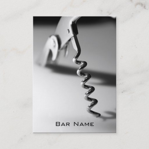 Customizable Bar/ Restaurant Business Card