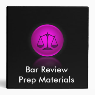Bar Review Binder