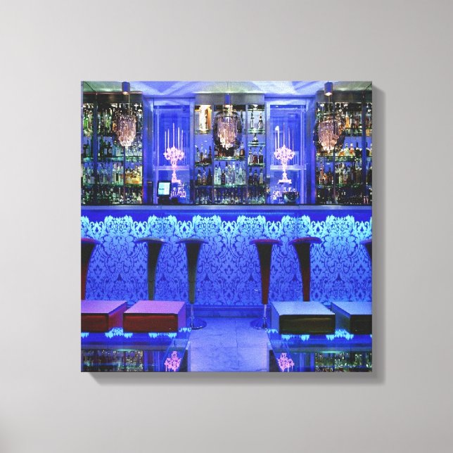 Bar Table Canvas Print (Front)