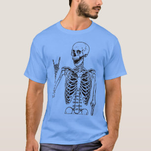 Bar ten Duh Bartender Funny Cool Skeleton Happy H T-Shirt