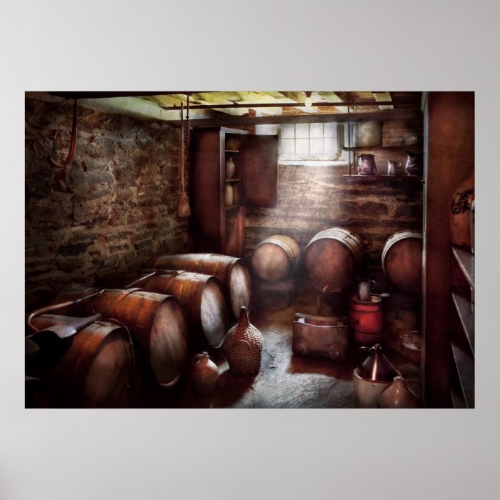 Bar   Wine   The Wine Cellar Print