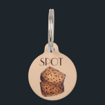 Bara Brith Welsh Speckled Bread Fruit Loaf UK Food Pet ID Tag<br><div class="desc">Design features an original marker illustration of bara brith, a speckled fruit loaf popular in Wales. This design is also available on other products. Lots of additional British food-themed designs are also available from this shop. Don't see what you're looking for? Contact Rebecca to have something created just for you....</div>