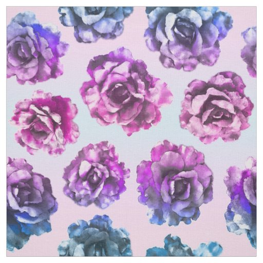 bara no seidou, bold pastel roses : fabric