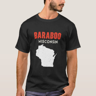Baraboo USA State America Travel Montanan Helena  T-Shirt