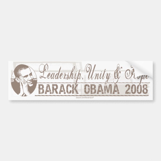 Barack 2008 Bumper Sticker  (Front)