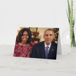 Barack and Michelle 2014 Christmas - Greeting Card
