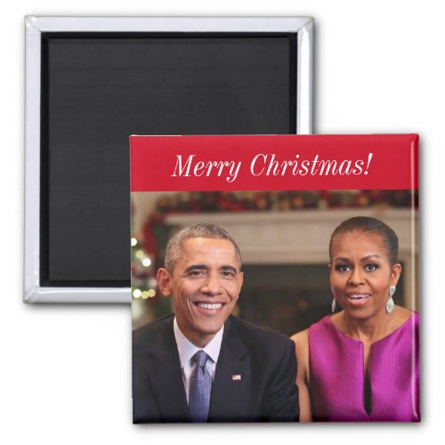 Barack and Michelle 2014WA _ Magnet