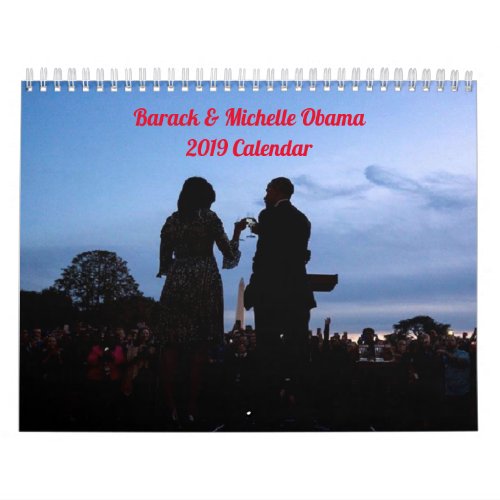 Barack and Michelle Obama 2019 _ Calendar