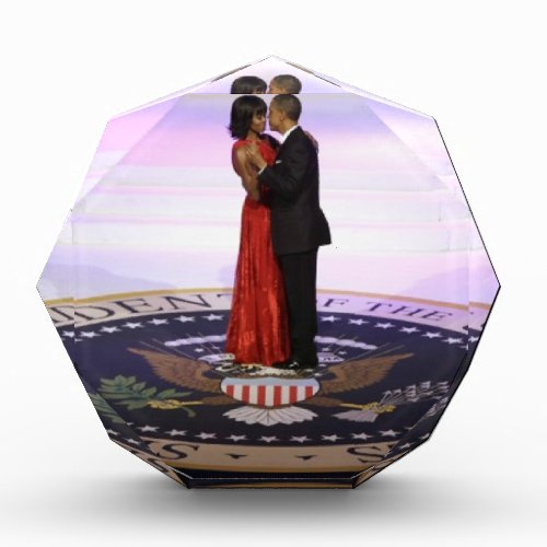 Barack and Michelle Obama Acrylic Award