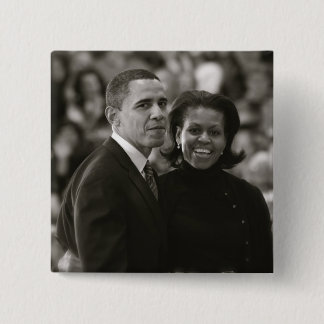 Barack and  Michelle Obama Button