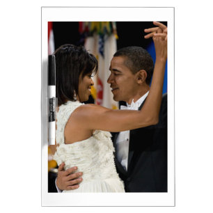 Barack and Michelle Obama Dry Erase Board