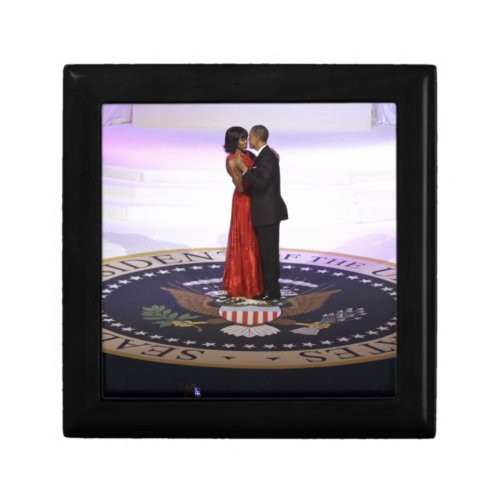 Barack and Michelle Obama Keepsake Box