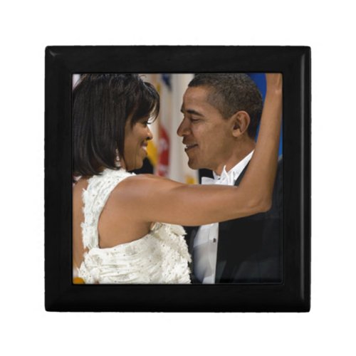 Barack and Michelle Obama Keepsake Box