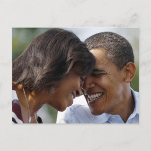 Barack and Michelle Obama Photo Postcard