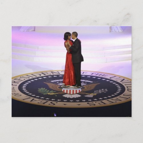 Barack and Michelle Obama Postcard