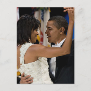 Barack and Michelle Obama Postcard