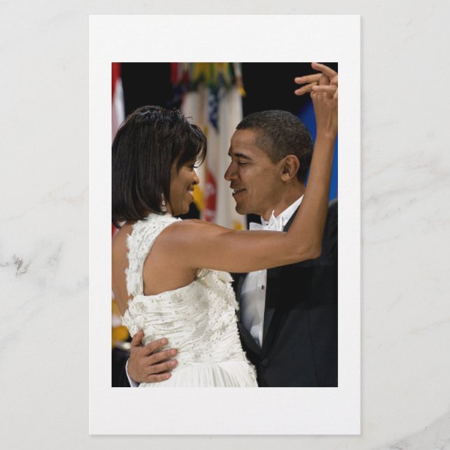 Barack and Michelle Obama Stationery (Front)