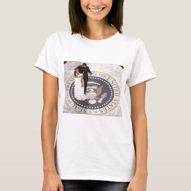 Barack and Michelle Obama T-Shirt (Front)