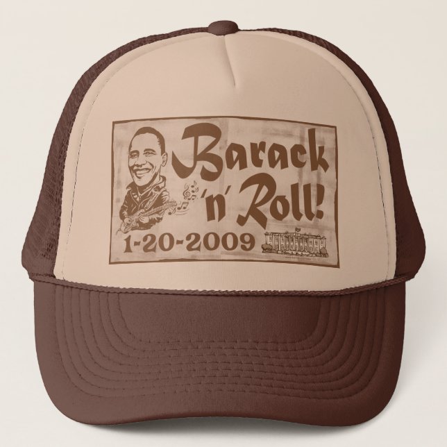 Barack and Roll 2009 Inauguration Hat (Front)
