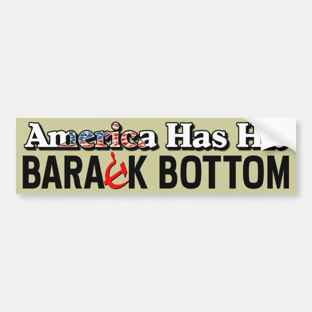 Barack Bottom! Bumper Sticker (Front)
