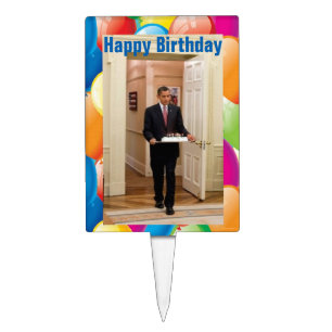 Barack Happy Birthday - Cake Topper