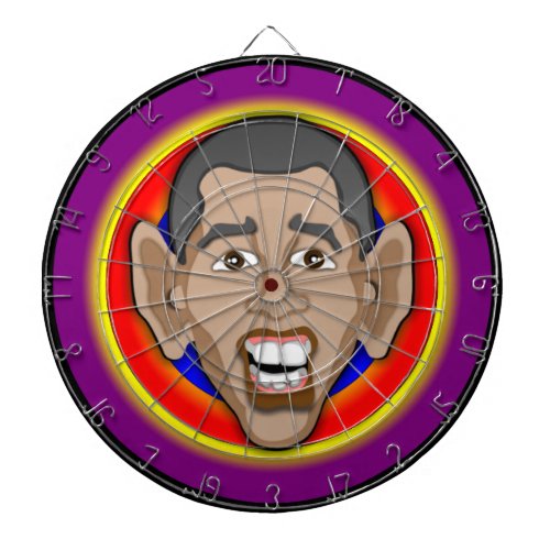 Barack Hussein Obama aka  Barry Soetoro Dart Board