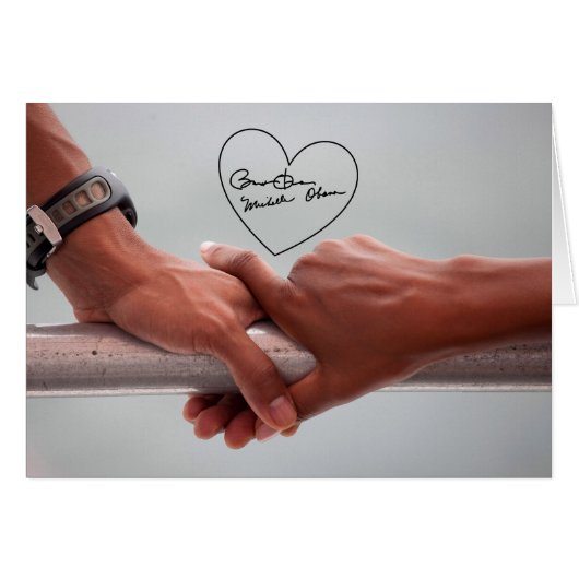 Barack & Michele Obama's Hands (Front Horizontal)