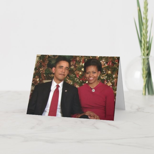 Barack & Michelle 2009WA-Greeting Card (Front)
