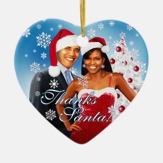 Barack & Michelle Obama Christmas Ornament Zazzle.com Barack & Michelle Obama Christmas Ornament - Barack & Michelle Obama Christmas Ornament Zazzle.com