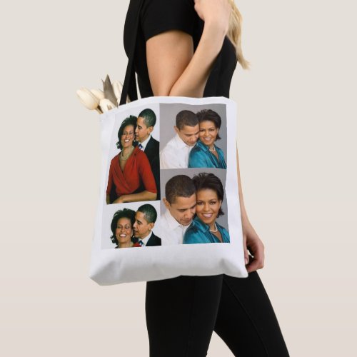 BARACK  MICHELLE OBAMA TOTE BAG