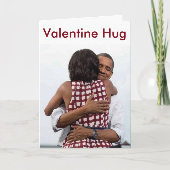 Barack-Michelle Valentine's Day - Card (Front)