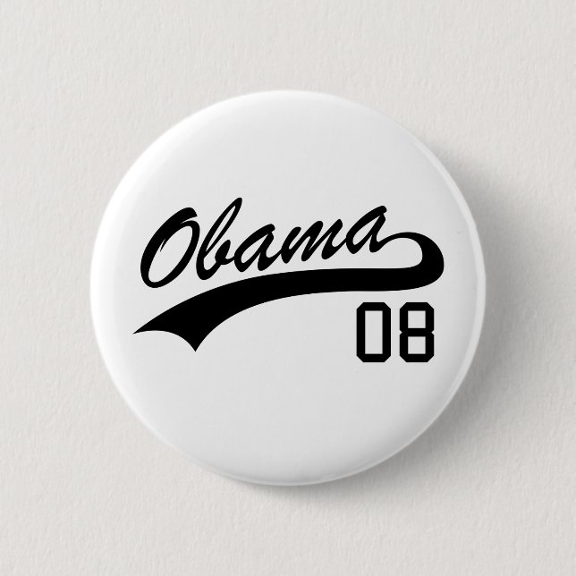 Barack Obama 2008 Jersey Button (Front)