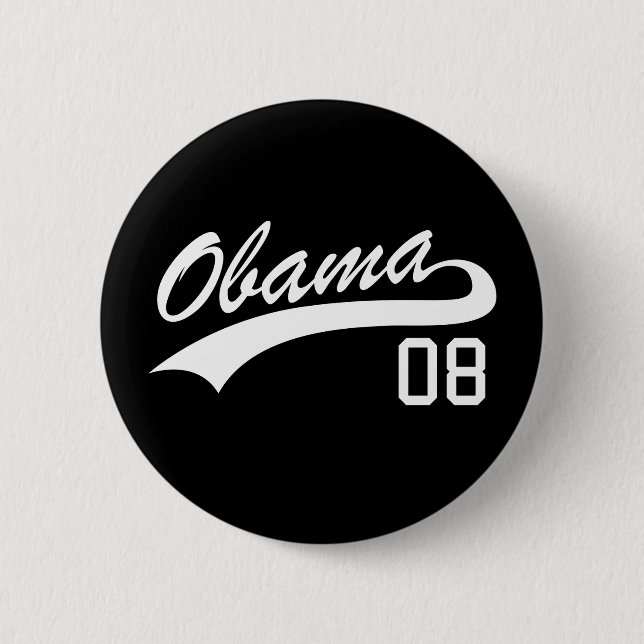 Barack Obama 2008 Jersey Button (Front)
