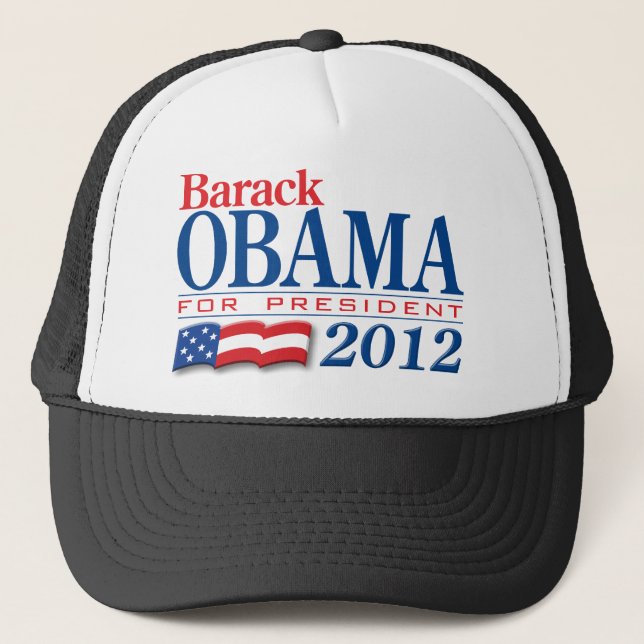 Barack Obama 2012 Apparel Trucker Hat (Front)