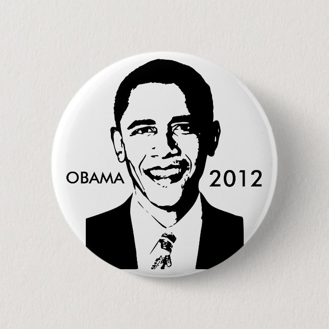 Barack Obama 2012 Button (Front)