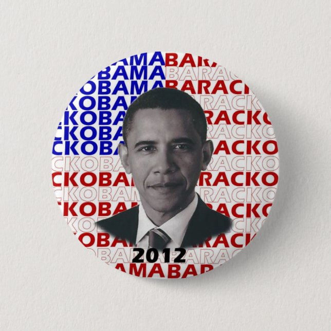 Barack Obama 2012 Button (Front)