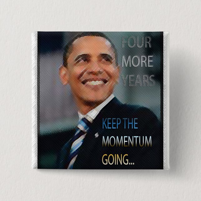 Barack Obama 2012 Button (Front)