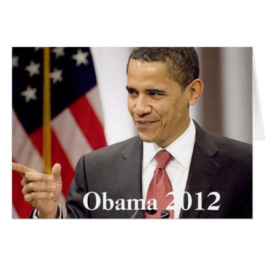 Barack Obama 2012 Cards (Front Horizontal)