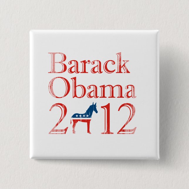 Barack Obama 2012 Democrat Vintage.png Button (Front)