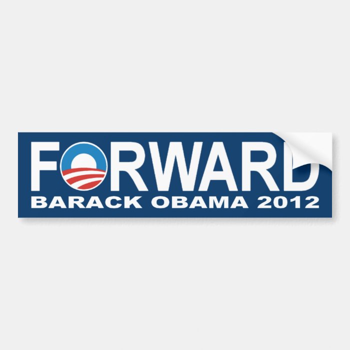 Barack Obama 2012 'Forward' Bumper Sticker