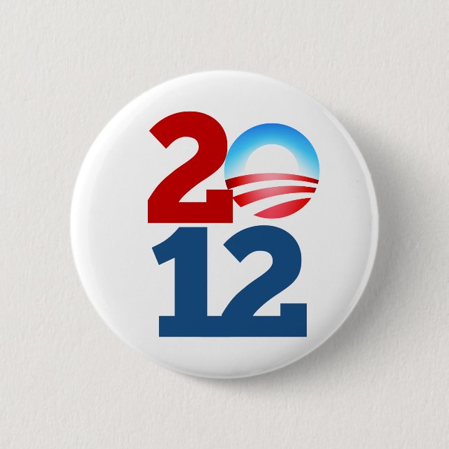 Barack Obama 2012 Pinback Button (Front)