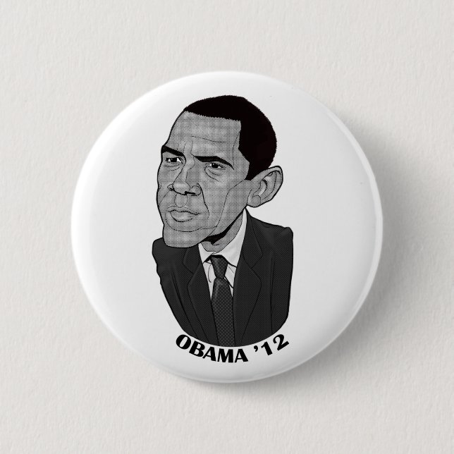 Barack Obama 2012 Pinback Button (Front)