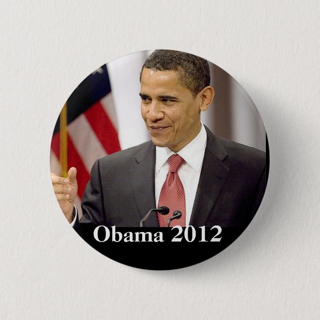 Barack Obama 2012 Pinback Button (Front)