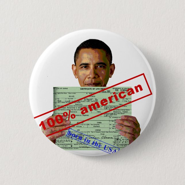 Barack Obama 2012 Pinback Button (Front)