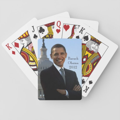 Barack Obama 2012 Poker Cards