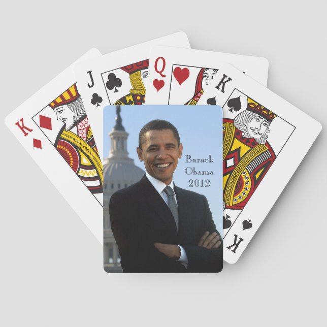 Barack Obama 2012 Poker Cards (Back)