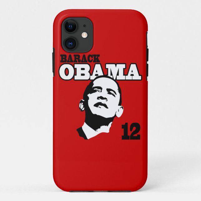 Barack Obama 2012 (Red) iPhone 5 Case (Back)