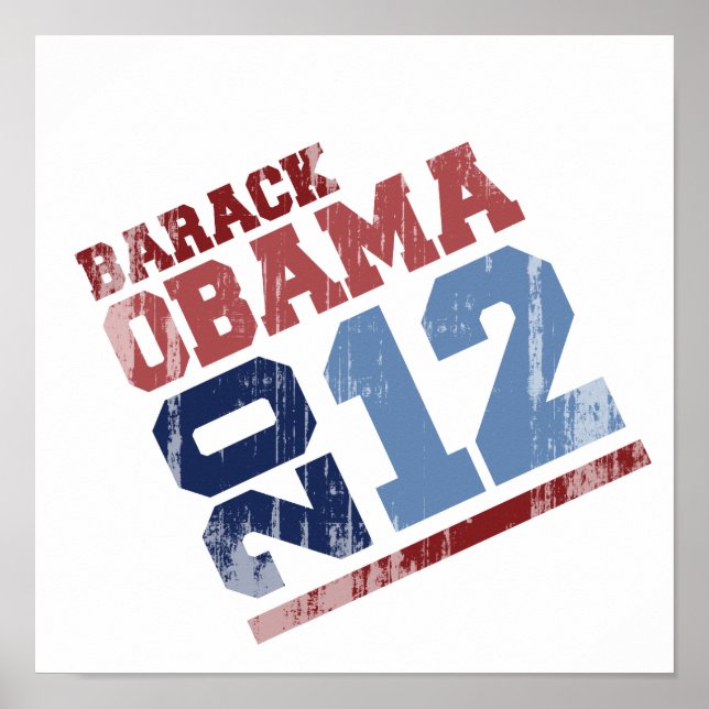 BARACK OBAMA 2012 SWAY Vintage.png Poster (Front)